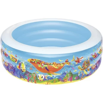 Детский надувной бассейн BESTWAY ПОДВОДНЫЙ МИР 152х51 см, 400 л, от 6 лет