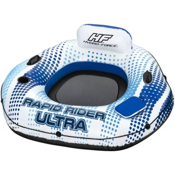 Надувной круг-кресло BESTWAY RAPID RIDER ULTRA 43726 165x148см с ручками и подстакаником, холодильник, до 100кг