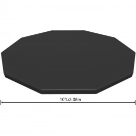 Тент для каркасного бассейна BESTWAY STEEL PRO FRAME POOLS 305 см (d 335см)